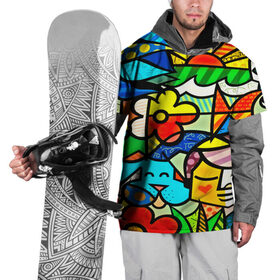 Накидка на куртку 3D с принтом Картинка-мозаика в Петрозаводске, 100% полиэстер |  | Тематика изображения на принте: 3d | другие | животные | кот | мозаика | насекомые | прикольные | птицы | собака | солнце | текстуры | узор | цветные | цветы | яркие