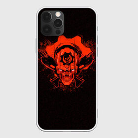 Чехол для iPhone 12 Pro Max с принтом Gears of War в Петрозаводске, Силикон |  | Тематика изображения на принте: gears | skull | war | маркус | феникс | череп