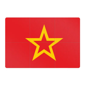 Магнитный плакат 3Х2 с принтом Звезда СССР в Петрозаводске, Полимерный материал с магнитным слоем | 6 деталей размером 9*9 см | 9 мая | великая отечественная война | вов | война | герой | день победы | мир | победа | советский | союз | ссср