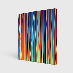 Холст квадратный с принтом Colored stripes в Петрозаводске, 100% ПВХ |  | 3d | colored stripes | абстракция | другие | картинка | краски | линии | отблеск | полосы | прикольные | радуга | свет | цветные | яркие