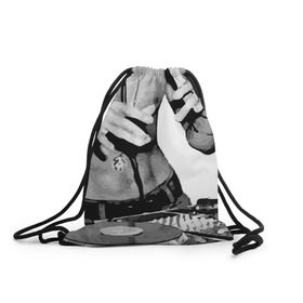 Рюкзак-мешок 3D с принтом Брюс Ли Dj в Петрозаводске, 100% полиэстер | плотность ткани — 200 г/м2, размер — 35 х 45 см; лямки — толстые шнурки, застежка на шнуровке, без карманов и подкладки | брюс ли dj