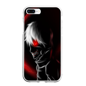 Чехол для iPhone 7Plus/8 Plus матовый с принтом Tokyo Ghoul в Петрозаводске, Силикон | Область печати: задняя сторона чехла, без боковых панелей | anime | ken kaneki | tokyo ghoul | аниме