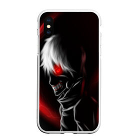 Чехол для iPhone XS Max матовый с принтом Tokyo Ghoul в Петрозаводске, Силикон | Область печати: задняя сторона чехла, без боковых панелей | anime | ken kaneki | tokyo ghoul | аниме