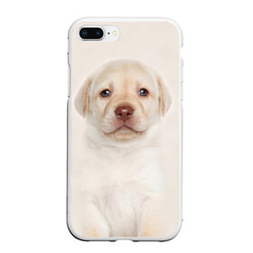 Чехол для iPhone 7Plus/8 Plus матовый с принтом Лабрадор в Петрозаводске, Силикон | Область печати: задняя сторона чехла, без боковых панелей | dog | labrador | puppy | порода | собака | собачка | щенок