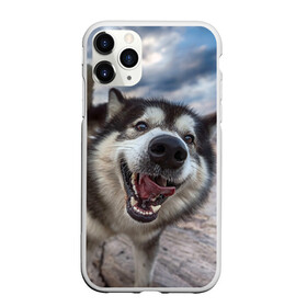 Чехол для iPhone 11 Pro матовый с принтом Smile в Петрозаводске, Силикон |  | dog | лабрадор | мопс | пес | собака | такса | хаски | щеночек