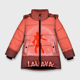 Зимняя куртка для девочек 3D с принтом LANAYA в Петрозаводске, ткань верха — 100% полиэстер; подклад — 100% полиэстер, утеплитель — 100% полиэстер. | длина ниже бедра, удлиненная спинка, воротник стойка и отстегивающийся капюшон. Есть боковые карманы с листочкой на кнопках, утяжки по низу изделия и внутренний карман на молнии. 

Предусмотрены светоотражающий принт на спинке, радужный светоотражающий элемент на пуллере молнии и на резинке для утяжки. | Тематика изображения на принте: dota | dota 2 | lanaya | sheron1030 | дота | дота2 | дотка | ланая | темпларка