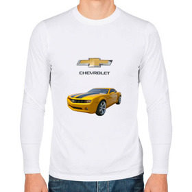 Мужской лонгслив хлопок с принтом Chevrolet Camaro в Петрозаводске, 100% хлопок |  | Тематика изображения на принте: chevrolet | авто | автомобиль | блатная | иномарка | красивая | крутая | логотип | марка | марка красивая | машина | пацанский таз | прикольная | седан | сша | тачила | тачка | шевроле | эмблема
