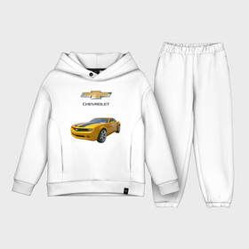 Детский костюм хлопок Oversize с принтом Chevrolet Camaro в Петрозаводске,  |  | chevrolet | авто | автомобиль | блатная | иномарка | красивая | крутая | логотип | марка | марка красивая | машина | пацанский таз | прикольная | седан | сша | тачила | тачка | шевроле | эмблема