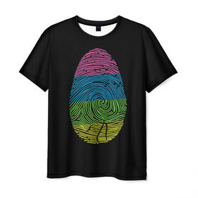 Мужская футболка 3D с принтом Уникальность в Петрозаводске, 100% полиэфир | прямой крой, круглый вырез горловины, длина до линии бедер | отпечаток | светящиеся | флуоресцентный | флюр | флюровый