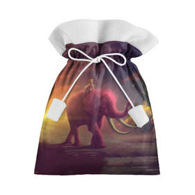 Подарочный 3D мешок с принтом Индия в Петрозаводске, 100% полиэстер | Размер: 29*39 см | elephant | hipster | индия | йога | слон | хипстер