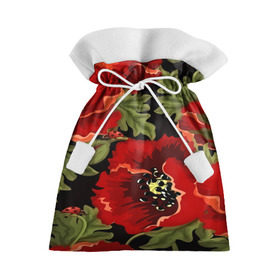 Подарочный 3D мешок с принтом Цветение мака в Петрозаводске, 100% полиэстер | Размер: 29*39 см | Тематика изображения на принте: flower | красные | полевой цветок | природа | розы | текстуры | цветочки | цветы