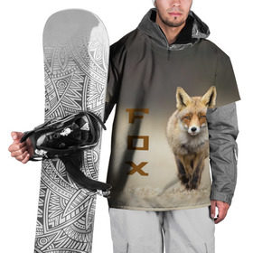 Накидка на куртку 3D с принтом Рыжий лис (fox) в Петрозаводске, 100% полиэстер |  | Тематика изображения на принте: fox | животное | зверь | красивая | лес | лис | лиса | лисенок | лисица | лисичка | мех | патрикеевна | песец | плутовка | прикольная | природа | рыжая | рыжий цвет | сказка | хвост | хитрая | хищник