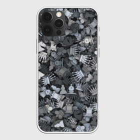 Чехол для iPhone 12 Pro Max с принтом Шахмотный камуфляж в Петрозаводске, Силикон |  | игры | конь | королева | король | ладья пешка | милитари | настолки | настольные | слон | ферзь | фигуры | шахматы