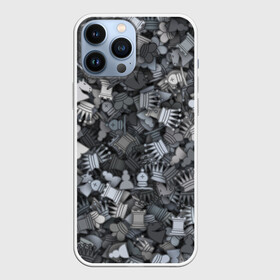 Чехол для iPhone 13 Pro Max с принтом Шахматный камуфляж в Петрозаводске,  |  | игры | конь | королева | король | ладья пешка | милитари | настолки | настольные | слон | ферзь | фигуры | шахматы