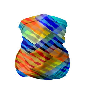 Бандана-труба 3D с принтом Блестящие полосы в Петрозаводске, 100% полиэстер, ткань с особыми свойствами — Activecool | плотность 150‒180 г/м2; хорошо тянется, но сохраняет форму | 