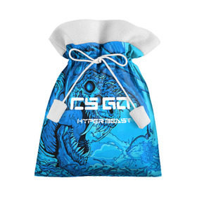 Подарочный 3D мешок с принтом CS GO:Hyper beast(cold style) в Петрозаводске, 100% полиэстер | Размер: 29*39 см | hyper beast | кс го | скоростной зверь