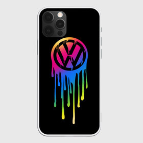 Чехол для iPhone 12 Pro Max с принтом Volkswagen в Петрозаводске, Силикон |  | brand | bright | car | color | drops | flow | germany | logo | rainbow | sign | spectrum | volkswagen | автомобиль | германия | знак | капли | логотип | марка | радуга | спектр | течет | цвет | яркий