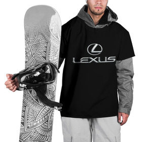 Накидка на куртку 3D с принтом lexus в Петрозаводске, 100% полиэстер |  | brand | car | japan | lexus | logo | toyota motor | автомобиль | лексус | логотип | марка | япония