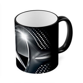 Кружка 3D с принтом Mercedes-Benz в Петрозаводске, керамика | ёмкость 330 мл | car | germany | logo | make | mercedes benz | автомобиль | германия | логотип | марка | мерседес бенц