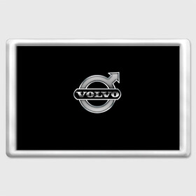 Магнит 45*70 с принтом Volvo в Петрозаводске, Пластик | Размер: 78*52 мм; Размер печати: 70*45 | Тематика изображения на принте: brand | car | logo | sweden | volvo | автомобиль | вольво | логотип | марка | швеция