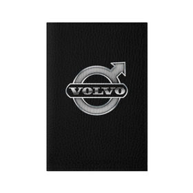 Обложка для паспорта матовая кожа с принтом Volvo в Петрозаводске, натуральная матовая кожа | размер 19,3 х 13,7 см; прозрачные пластиковые крепления | brand | car | logo | sweden | volvo | автомобиль | вольво | логотип | марка | швеция