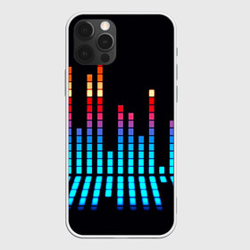 Чехол для iPhone 12 Pro Max с принтом Эквалайзер в Петрозаводске, Силикон |  | Тематика изображения на принте: музыка | полосы | разноцветный | яркий
