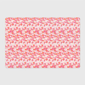 Магнитный плакат 3Х2 с принтом Розовый фламинго в Петрозаводске, Полимерный материал с магнитным слоем | 6 деталей размером 9*9 см | Тематика изображения на принте: камуфляж | паттерн | птицы | розовый