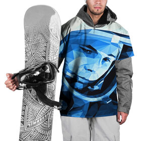 Накидка на куртку 3D с принтом Гагарин в Петрозаводске, 100% полиэстер |  | 3d | арт | гагарин | другие | космонавт | космонавтики | космос | полигоны | прикольные | текстуры | яркие