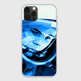 Чехол для iPhone 12 Pro Max с принтом Гагарин в Петрозаводске, Силикон |  | 3d | арт | гагарин | другие | космонавт | космонавтики | космос | полигоны | прикольные | текстуры | яркие