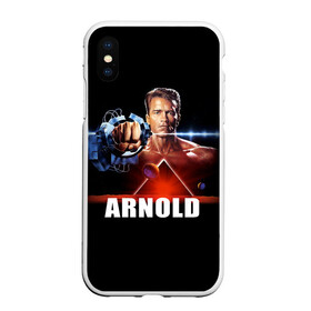 Чехол для iPhone XS Max матовый с принтом Arnold в Петрозаводске, Силикон | Область печати: задняя сторона чехла, без боковых панелей | arnold schwarzenegger | cinema | movie | актёр | арнольд шварценеггер | блокбастер | боевик | звезда | кино | киногерой