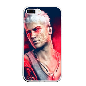 Чехол для iPhone 7Plus/8 Plus матовый с принтом DmC Devil May Cry в Петрозаводске, Силикон | Область печати: задняя сторона чехла, без боковых панелей | Тематика изображения на принте: dante | данте