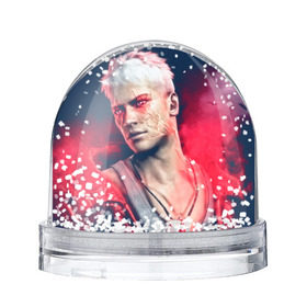 Снежный шар с принтом DmC: Devil May Cry в Петрозаводске, Пластик | Изображение внутри шара печатается на глянцевой фотобумаге с двух сторон | dante | данте