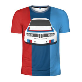 Мужская футболка 3D спортивная с принтом Colors в Петрозаводске, 100% полиэстер с улучшенными характеристиками | приталенный силуэт, круглая горловина, широкие плечи, сужается к линии бедра | Тематика изображения на принте: auto | bmw | авто | бмв | машина