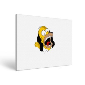 Холст прямоугольный с принтом The Simpsons в Петрозаводске, 100% ПВХ |  | Тематика изображения на принте: гомер | крик | симпсоны | спрингфилд