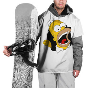 Накидка на куртку 3D с принтом The Simpsons в Петрозаводске, 100% полиэстер |  | гомер | крик | симпсоны | спрингфилд