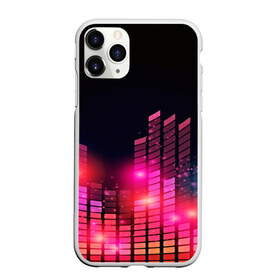 Чехол для iPhone 11 Pro матовый с принтом Equalizer light в Петрозаводске, Силикон |  | Тематика изображения на принте: color | colour | glim | glow | light | lights | shine | world