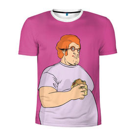 Мужская футболка 3D спортивная с принтом Табби в Петрозаводске, 100% полиэстер с улучшенными характеристиками | приталенный силуэт, круглая горловина, широкие плечи, сужается к линии бедра | grand theft auto | gta | vice city | вайс сити | гта