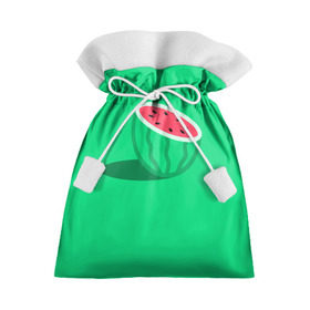 Подарочный 3D мешок с принтом Арбуз в Петрозаводске, 100% полиэстер | Размер: 29*39 см | Тематика изображения на принте: fruits | vegan | vegetables | vegetarian | веган | вегетарианство | еда | овощи | фрукты