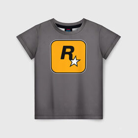 Детская футболка 3D с принтом Rockstar Games в Петрозаводске, 100% гипоаллергенный полиэфир | прямой крой, круглый вырез горловины, длина до линии бедер, чуть спущенное плечо, ткань немного тянется | carl johnson | grand theft auto | gta | los santos | sa | san andreas | гта