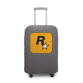 Чехол для чемодана 3D с принтом Rockstar Games в Петрозаводске, 86% полиэфир, 14% спандекс | двустороннее нанесение принта, прорези для ручек и колес | carl johnson | grand theft auto | gta | los santos | sa | san andreas | гта