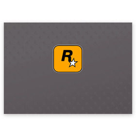 Поздравительная открытка с принтом Rockstar Games в Петрозаводске, 100% бумага | плотность бумаги 280 г/м2, матовая, на обратной стороне линовка и место для марки
 | Тематика изображения на принте: carl johnson | grand theft auto | gta | los santos | sa | san andreas | гта