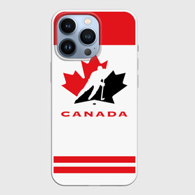 Чехол для iPhone 13 Pro с принтом TEAM CANADA в Петрозаводске,  |  | Тематика изображения на принте: 2017 | canada | team | teamcanada | канада | мира | россия | хоккей | чемпионат | чм2017