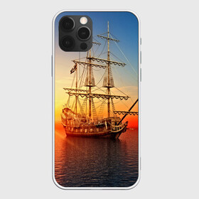 Чехол для iPhone 12 Pro Max с принтом Фрегат в Петрозаводске, Силикон |  | 3d | blue | брызги | вмф | вода | военный | волны | исторический | капли | корабль | лето | море | моряк | океан | природа | фрегат | шторм