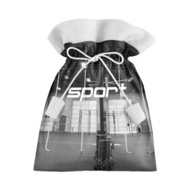 Подарочный 3D мешок с принтом Спортзал в Петрозаводске, 100% полиэстер | Размер: 29*39 см | Тематика изображения на принте: crossfit | атлетика | зал | качалка | кроссфит | тренажер | тяжелая | фитнес