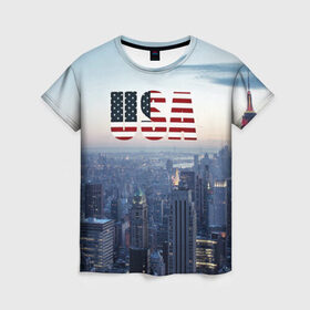 Женская футболка 3D с принтом Город New York в Петрозаводске, 100% полиэфир ( синтетическое хлопкоподобное полотно) | прямой крой, круглый вырез горловины, длина до линии бедер | new york | америка | бейсбол | буквы n y | город | классная | логотип | мегаполис | надпись | нью йорк | нью йорк янкиз | прикольная картинка | сша | штаты | я люблю красивая | янки