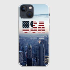Чехол для iPhone 13 mini с принтом Город New York в Петрозаводске,  |  | new york | америка | бейсбол | буквы n y | город | классная | логотип | мегаполис | надпись | нью йорк | нью йорк янкиз | прикольная картинка | сша | штаты | я люблю красивая | янки