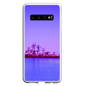 Чехол для Samsung Galaxy S10 с принтом Сторожевой корабль в Петрозаводске, Силикон | Область печати: задняя сторона чехла, без боковых панелей | 3d | blue | боевой | брызги | вмф | вода | военный | волны | исторический | капли | корабль | лето | море | моряк | океан | природа | ракеты | силовые структуры | шторм