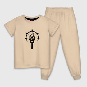 Детская пижама хлопок с принтом Darkest Dungeon в Петрозаводске, 100% хлопок |  брюки и футболка прямого кроя, без карманов, на брюках мягкая резинка на поясе и по низу штанин
 | Тематика изображения на принте: 