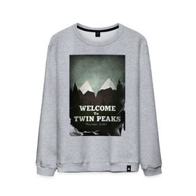 Мужской свитшот хлопок с принтом Twin Peaks в Петрозаводске, 100% хлопок |  | twin peaks | дэвид линч | лес | лора палмер | сова | твин пикс | туман