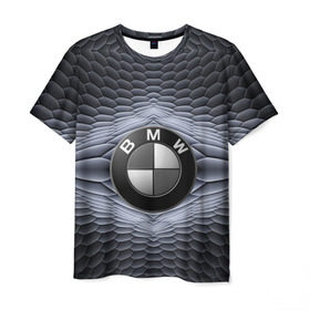 Мужская футболка 3D с принтом BMW шестигранный фон в Петрозаводске, 100% полиэфир | прямой крой, круглый вырез горловины, длина до линии бедер | bmw | авто | автомобиль | блатная | бмв | бумер | бэха | геометрия | иномарка | концерн | красивая | марка немецкая | машина | прикольная | пузыри | расцветка | солдат | тачила | форм | шестигранники